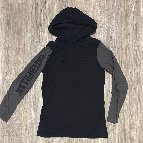 Caterpillar Tops - Caterpillar Black and Gray Women Thin Hoodie